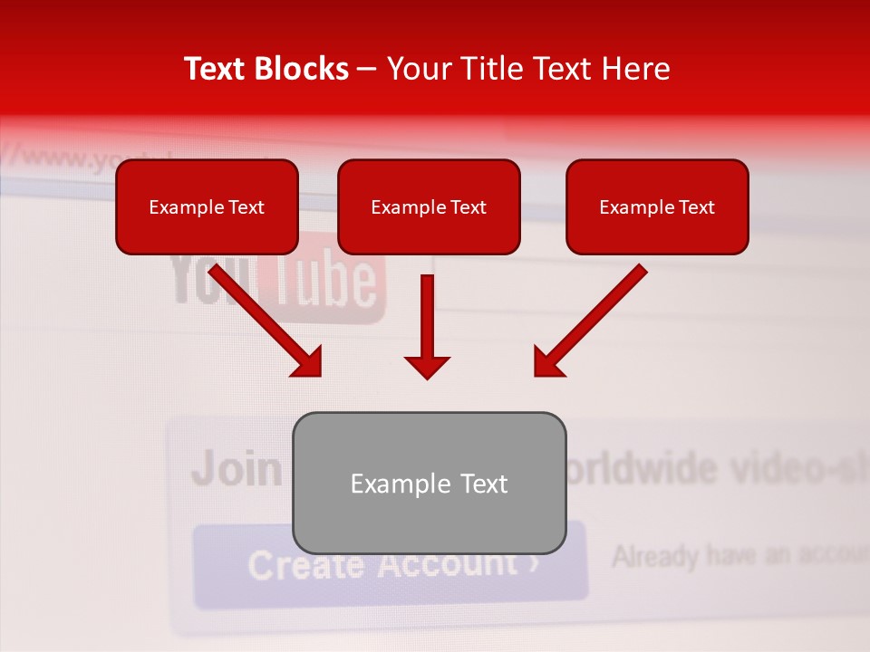 Upload Com Account PowerPoint Template