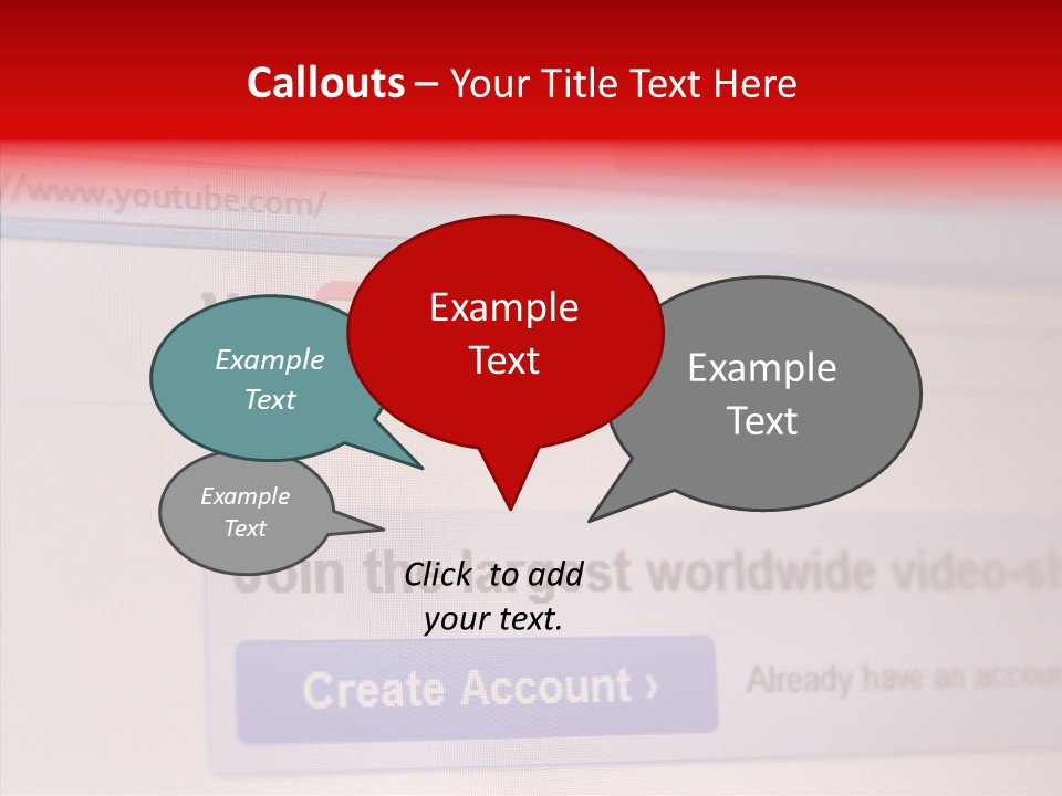 Upload Com Account PowerPoint Template