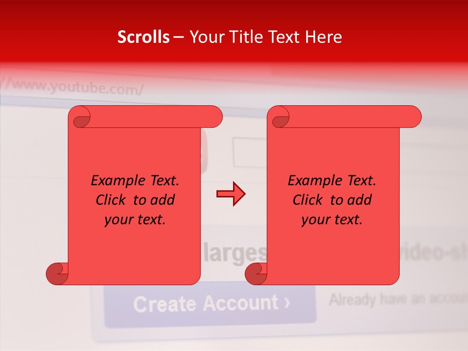 Upload Com Account PowerPoint Template