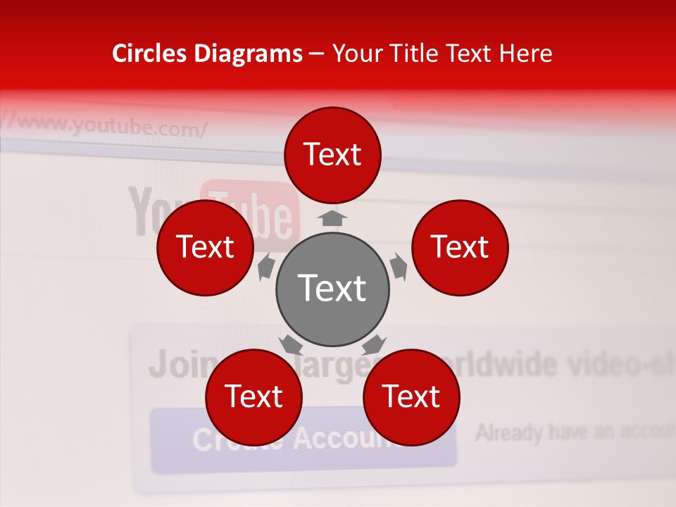 Upload Com Account PowerPoint Template