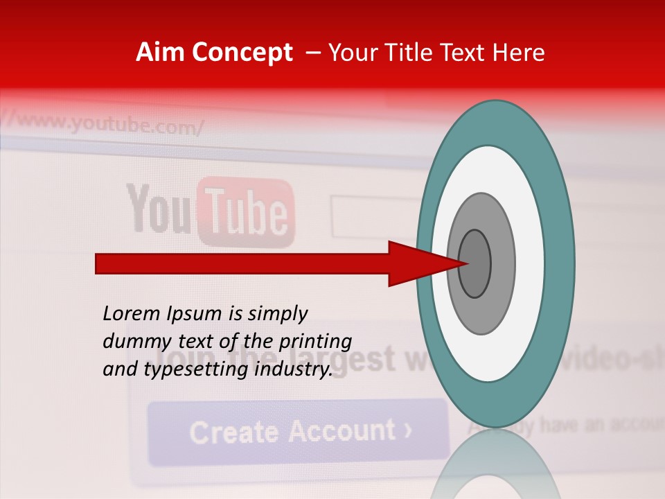 Upload Com Account PowerPoint Template