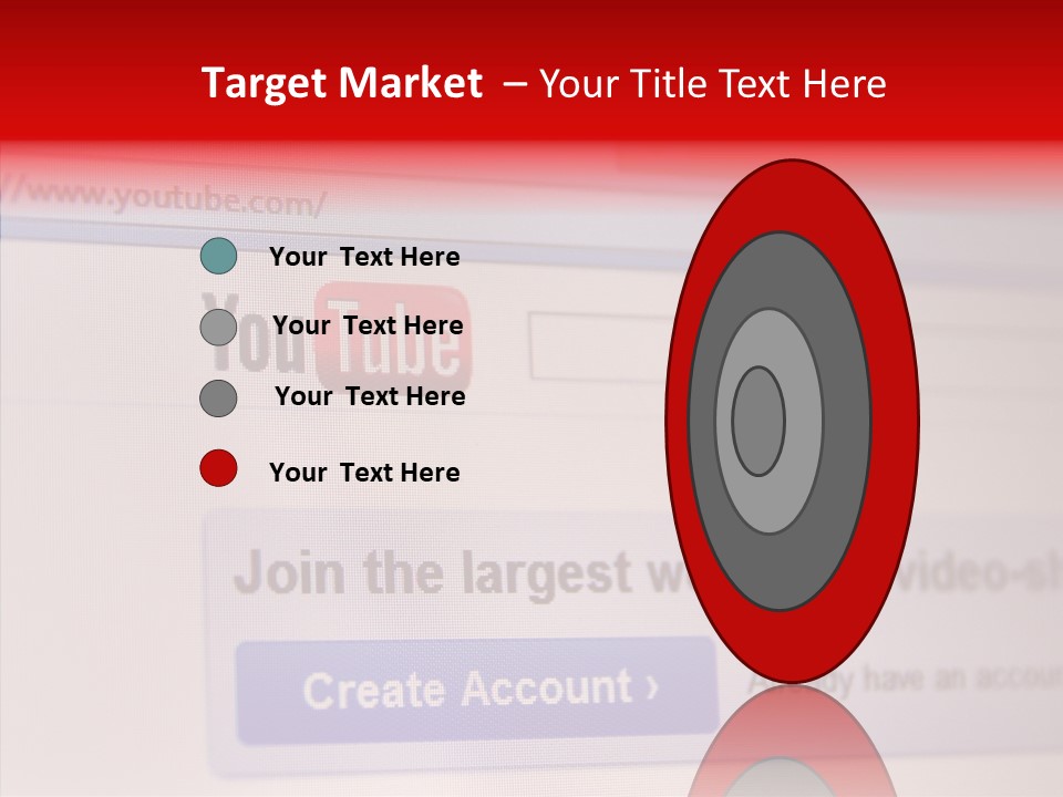Upload Com Account PowerPoint Template