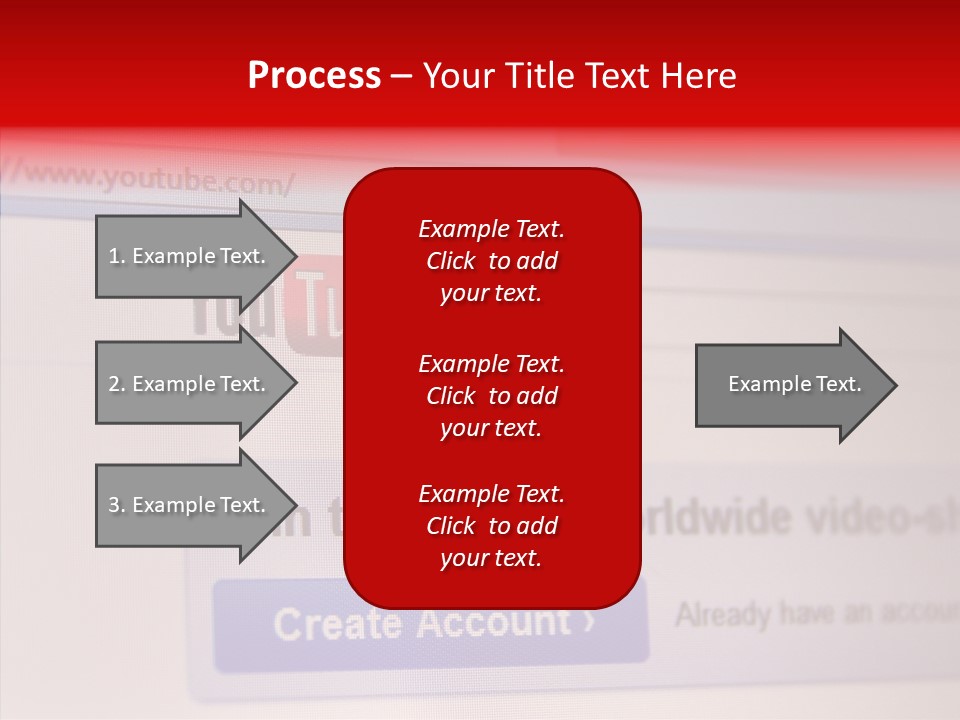 Upload Com Account PowerPoint Template