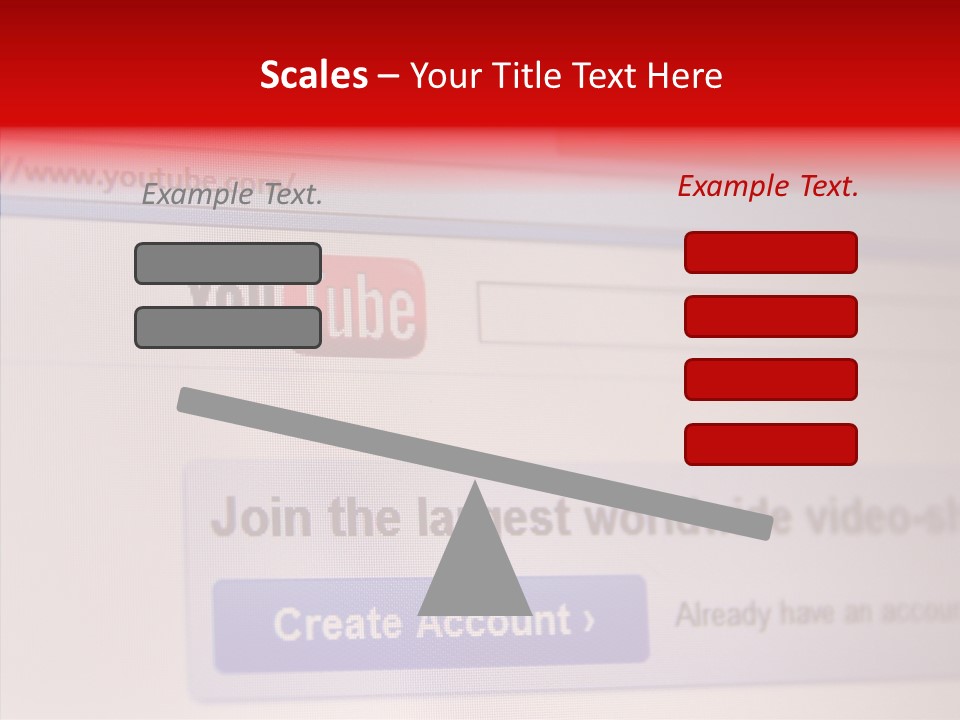 Upload Com Account PowerPoint Template