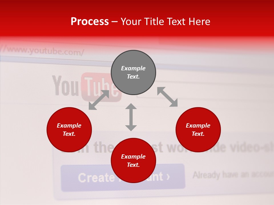Upload Com Account PowerPoint Template