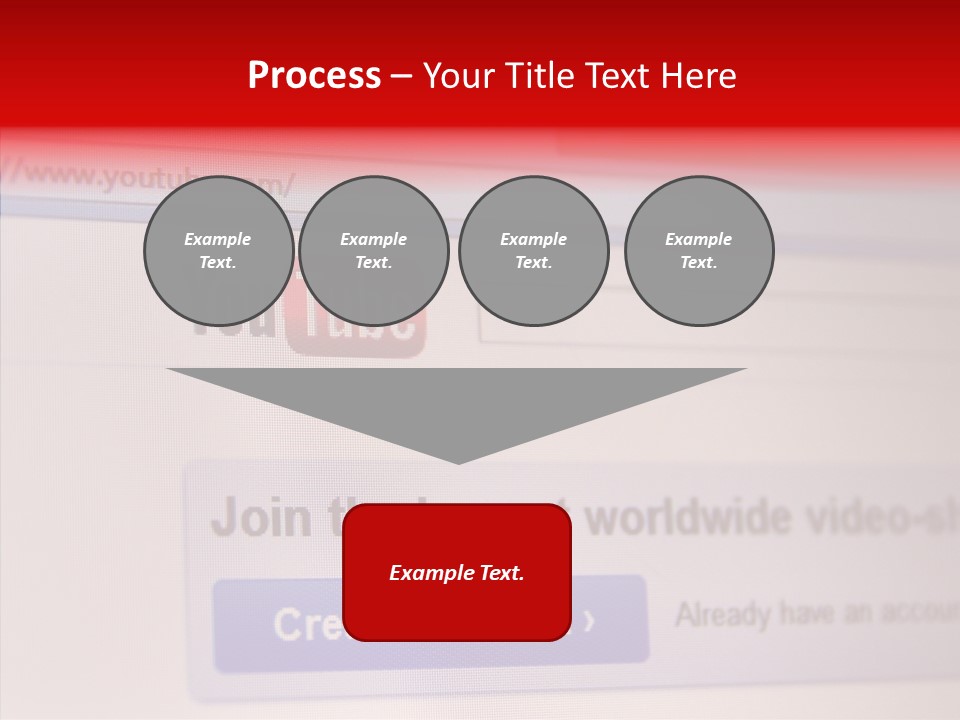 Upload Com Account PowerPoint Template