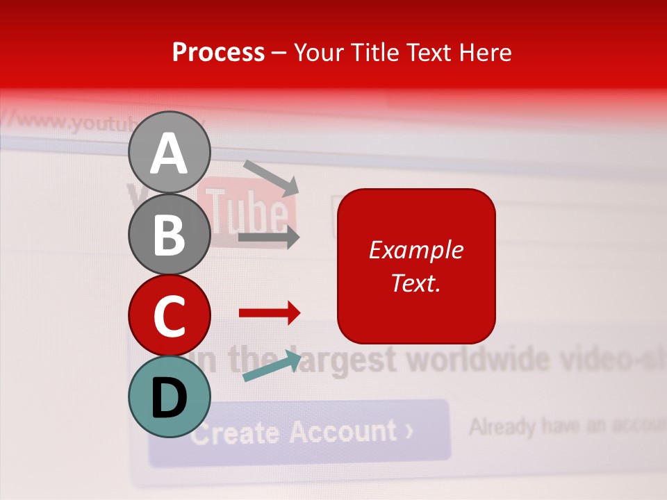 Upload Com Account PowerPoint Template
