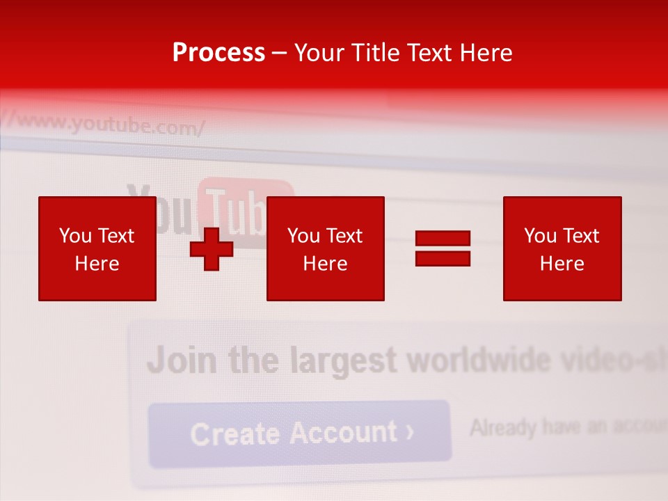 Upload Com Account PowerPoint Template
