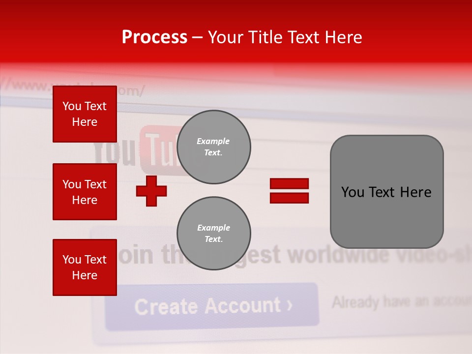 Upload Com Account PowerPoint Template