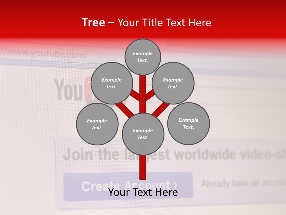 Upload Com Account PowerPoint Template