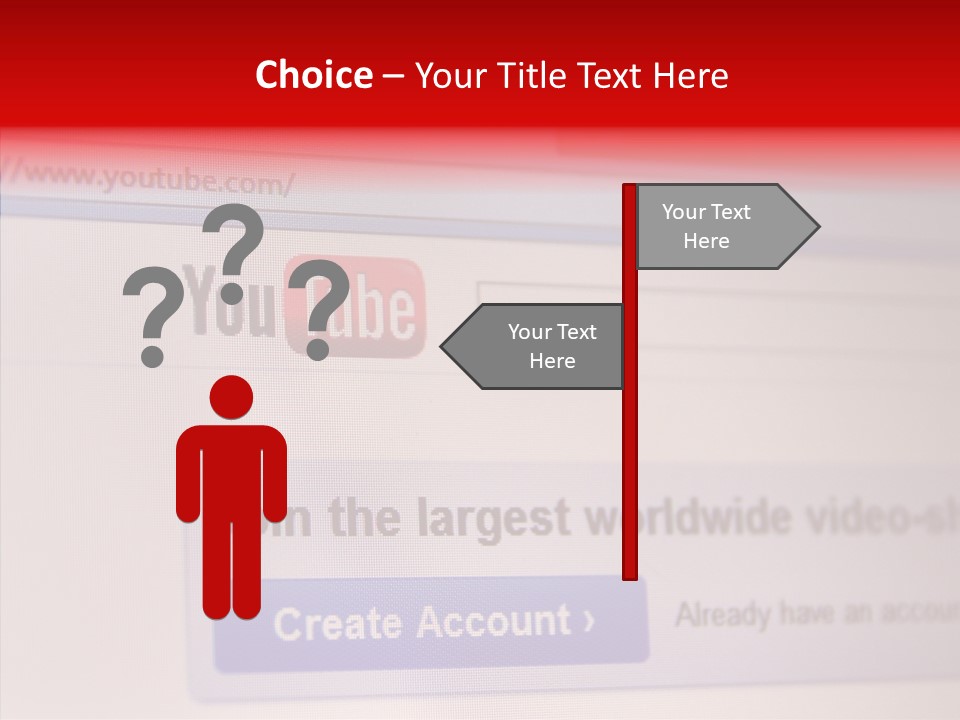 Upload Com Account PowerPoint Template