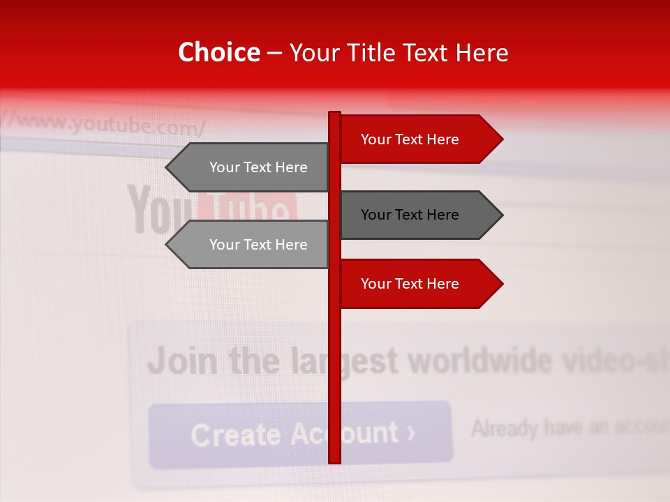 Upload Com Account PowerPoint Template