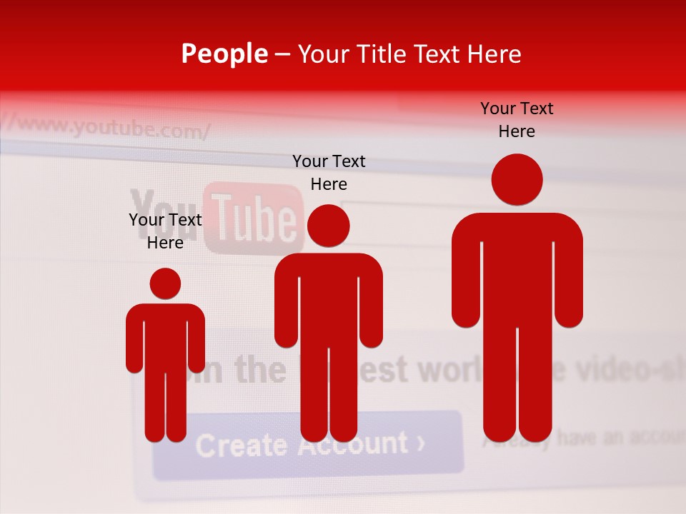 Upload Com Account PowerPoint Template