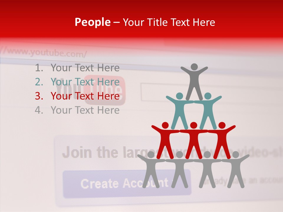 Upload Com Account PowerPoint Template