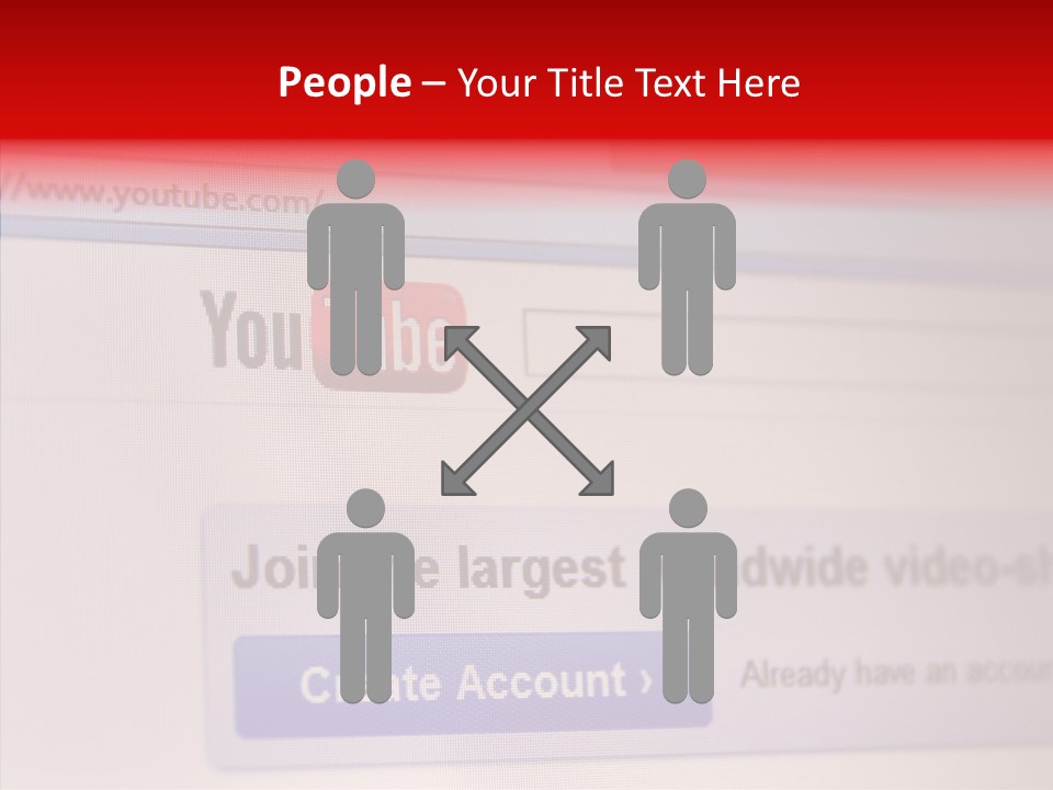 Upload Com Account PowerPoint Template