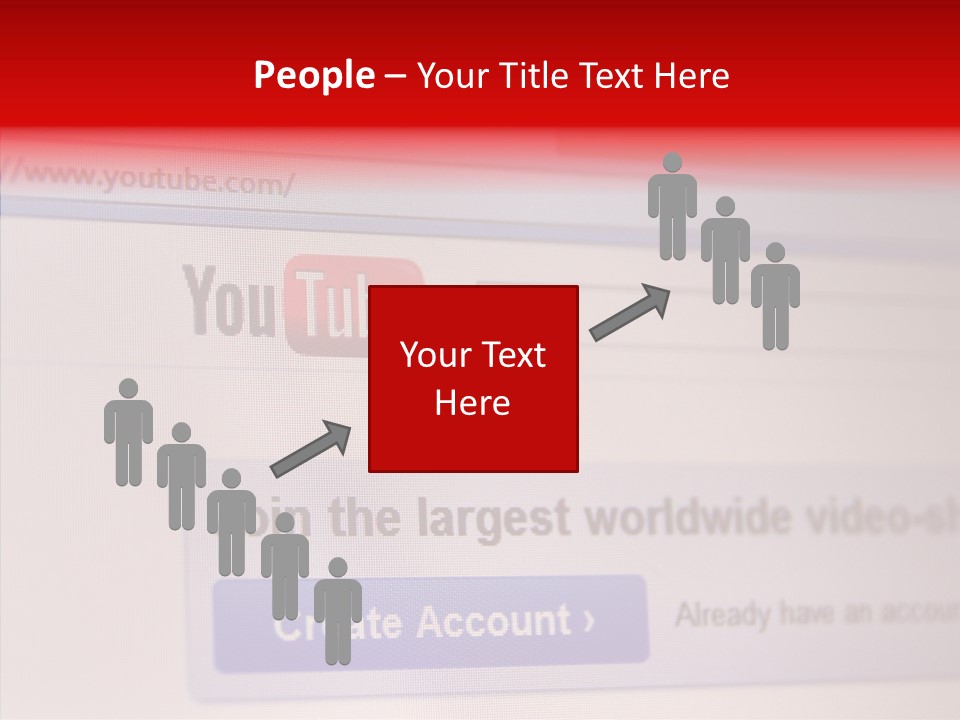 Upload Com Account PowerPoint Template