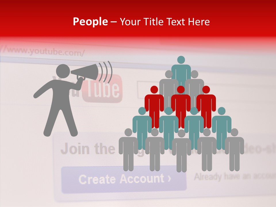 Upload Com Account PowerPoint Template