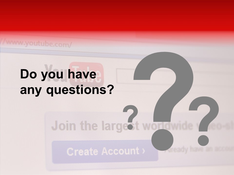 Upload Com Account PowerPoint Template