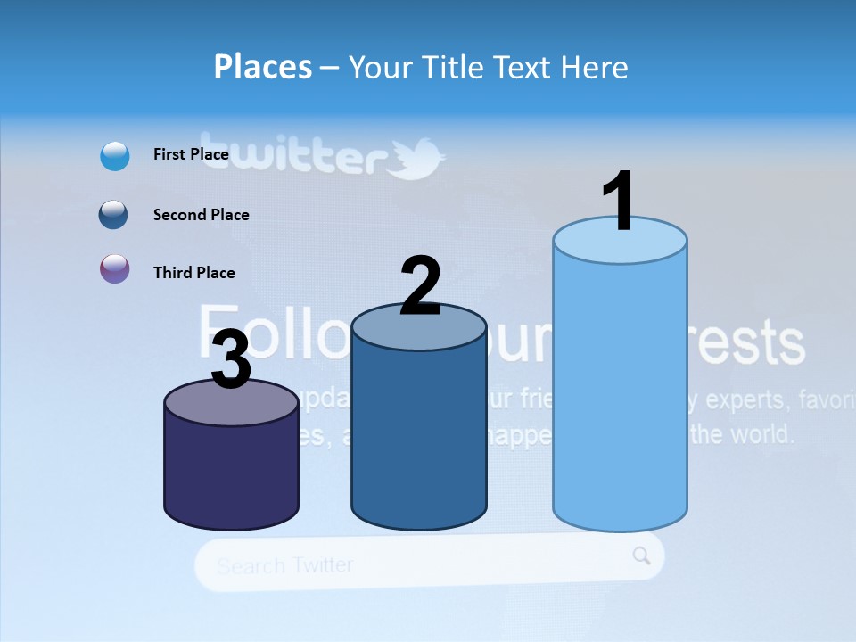 Internet Bird Follow PowerPoint Template