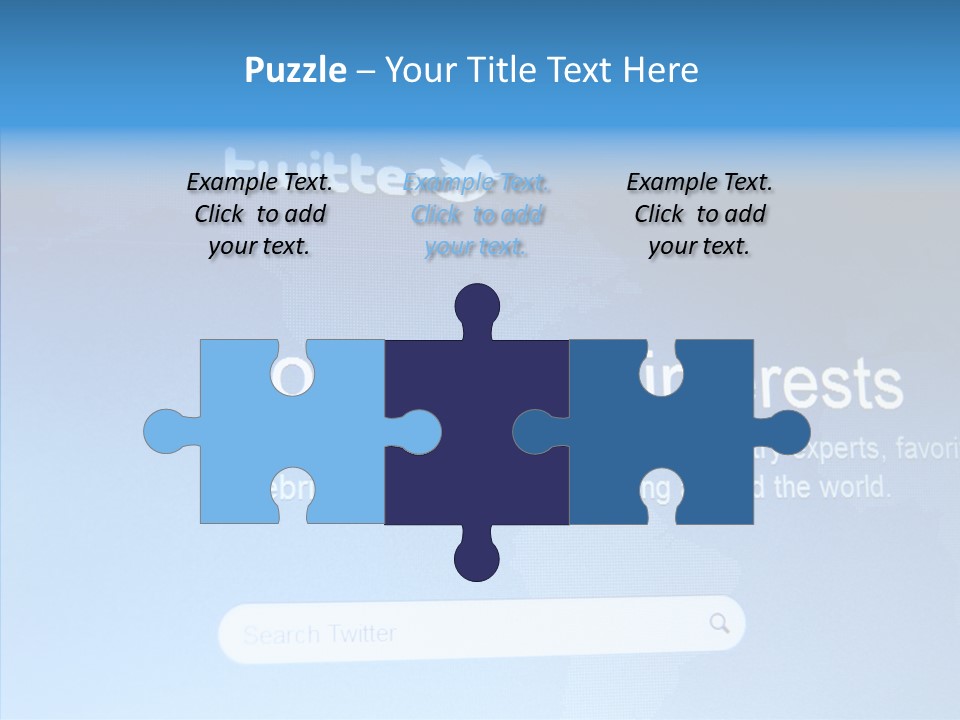 Internet Bird Follow PowerPoint Template