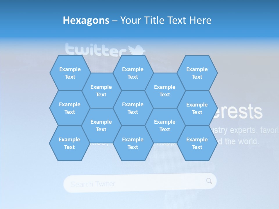 Internet Bird Follow PowerPoint Template