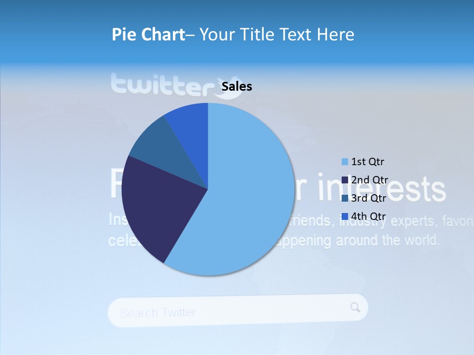 Internet Bird Follow PowerPoint Template