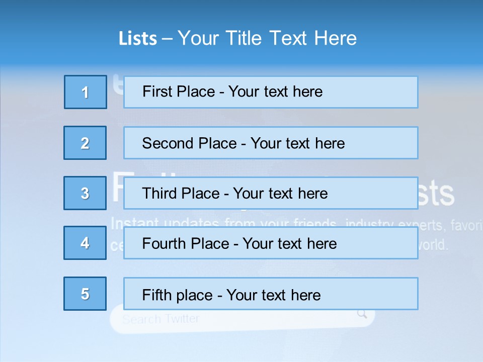 Internet Bird Follow PowerPoint Template