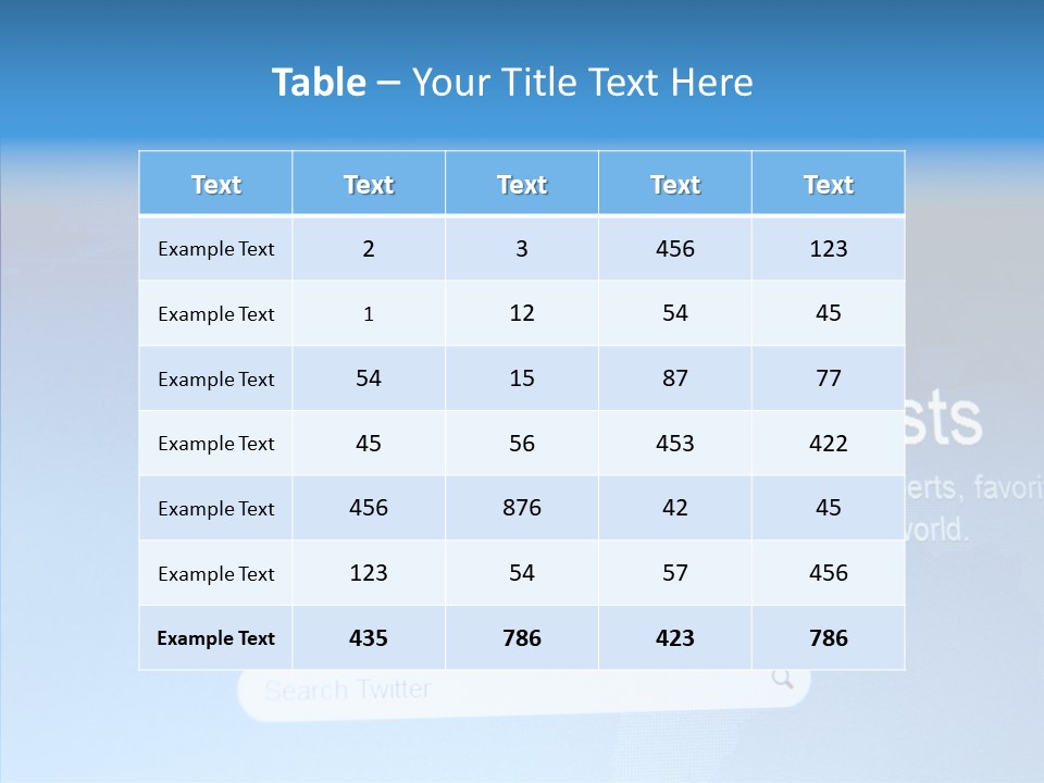 Internet Bird Follow PowerPoint Template