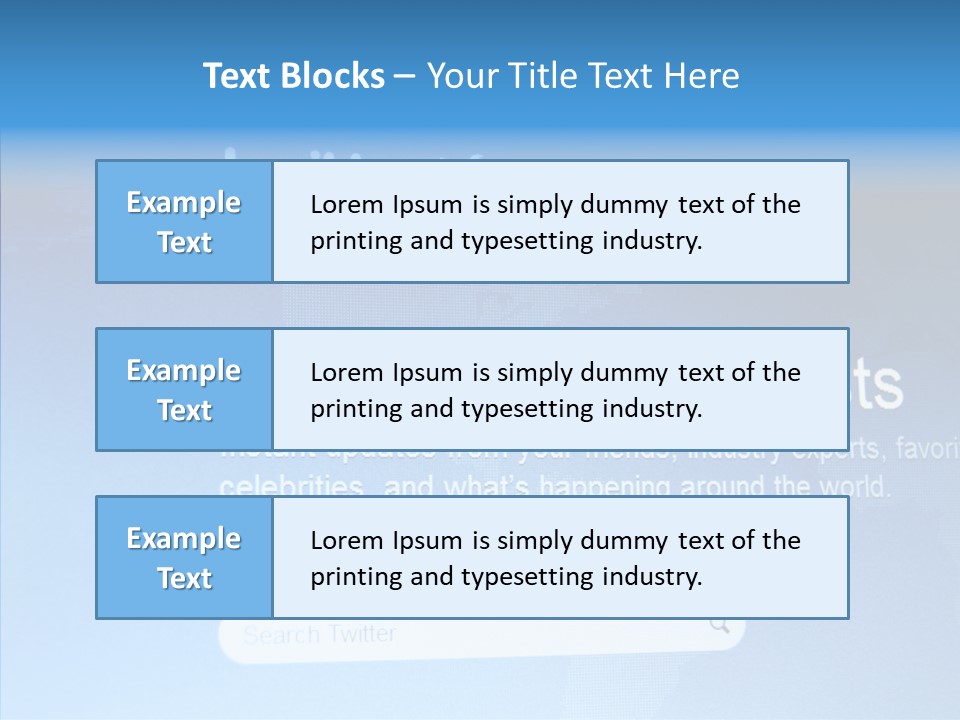 Internet Bird Follow PowerPoint Template