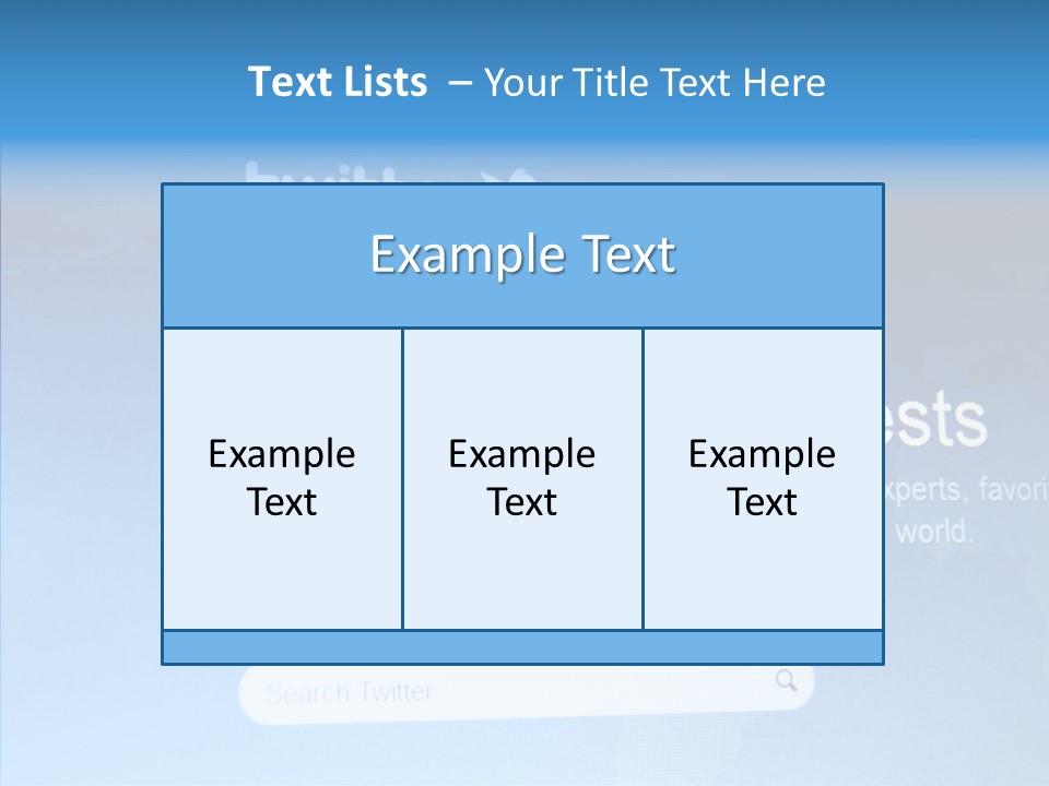Internet Bird Follow PowerPoint Template