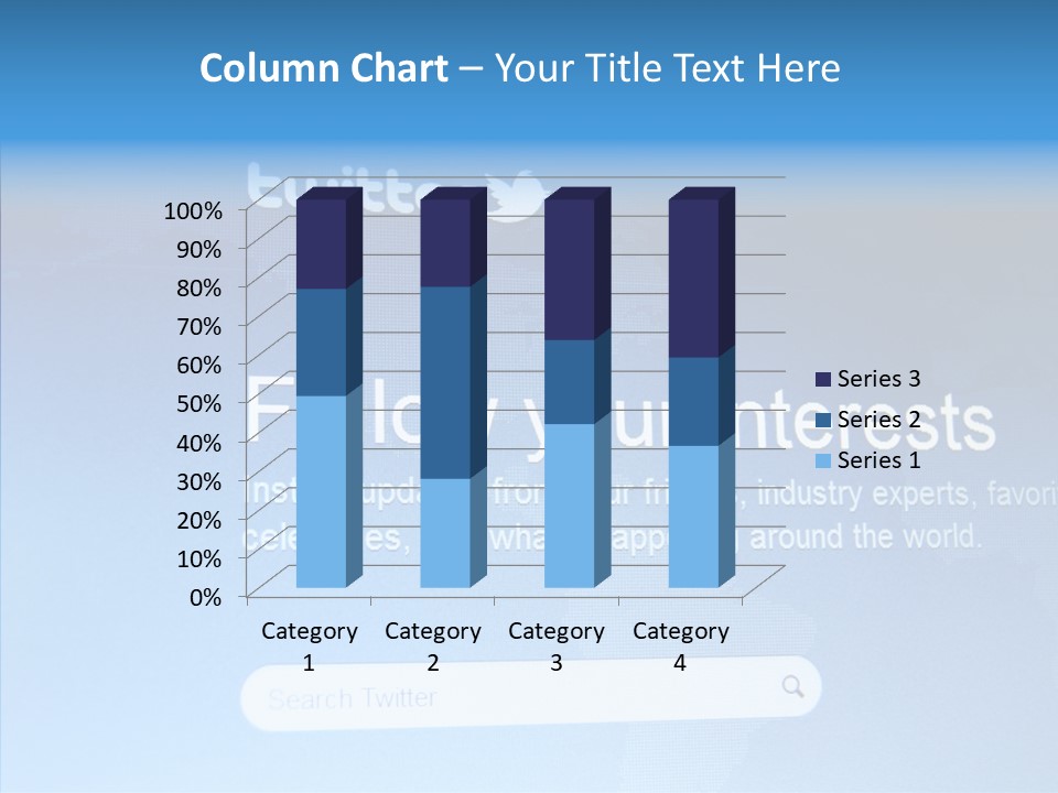 Internet Bird Follow PowerPoint Template