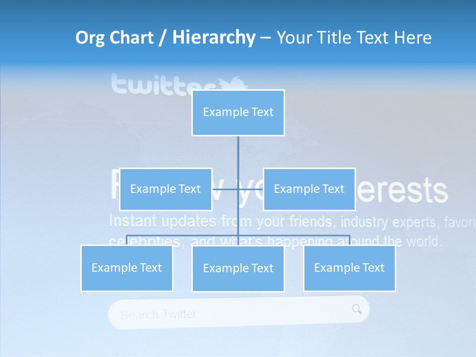 Internet Bird Follow PowerPoint Template