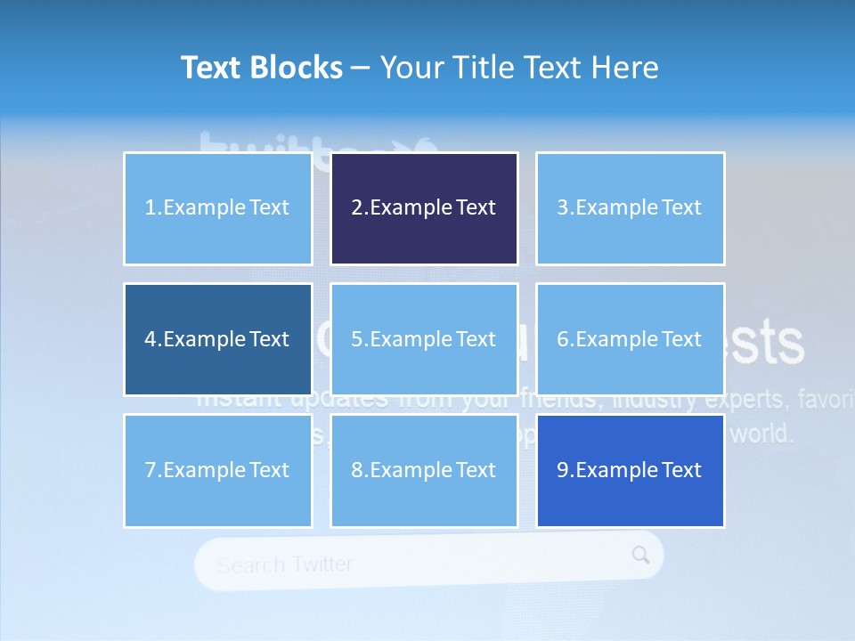 Internet Bird Follow PowerPoint Template