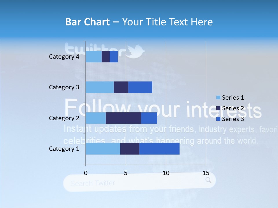 Internet Bird Follow PowerPoint Template