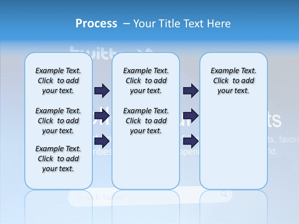 Internet Bird Follow PowerPoint Template