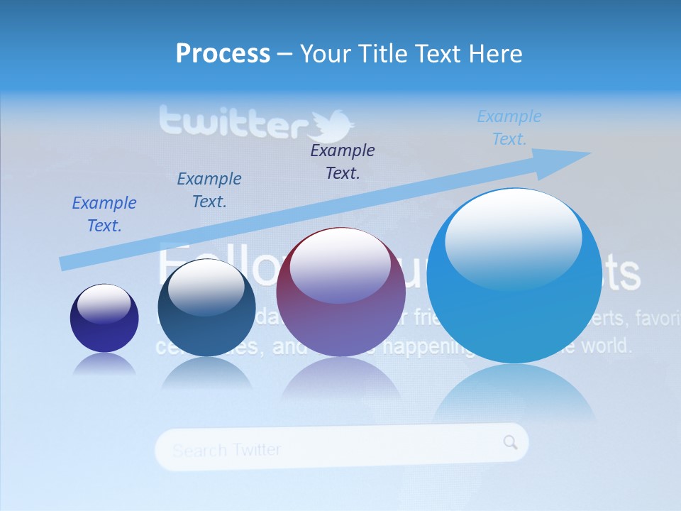 Internet Bird Follow PowerPoint Template