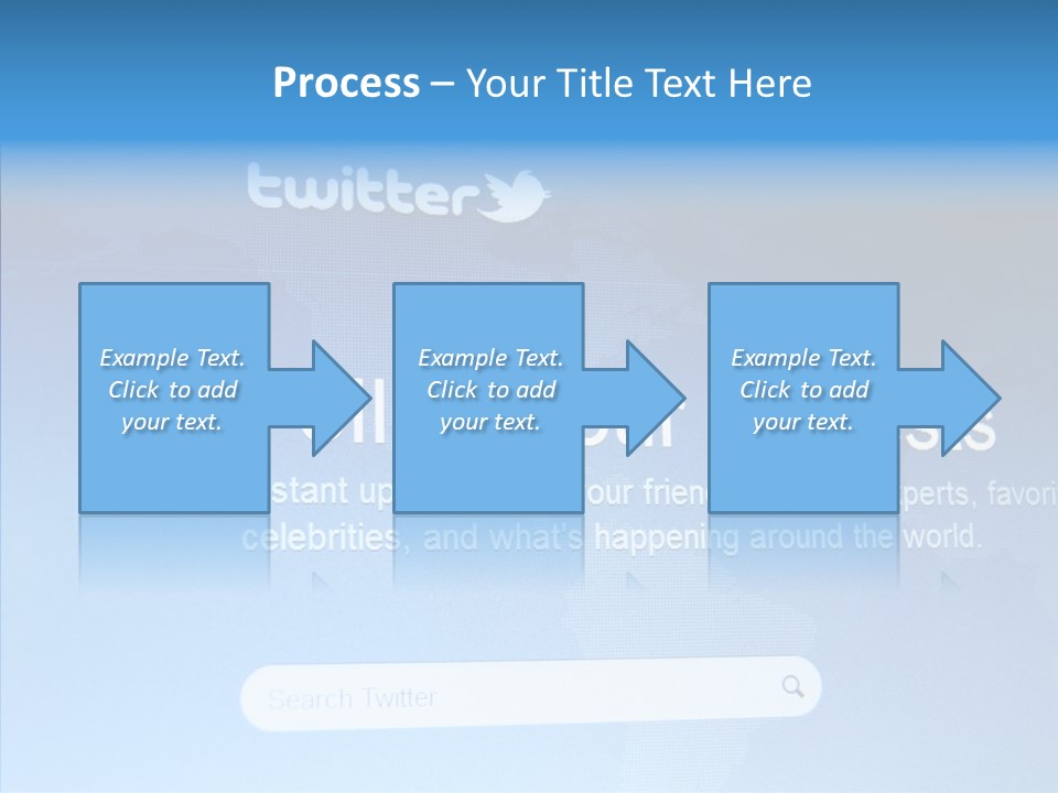 Internet Bird Follow PowerPoint Template