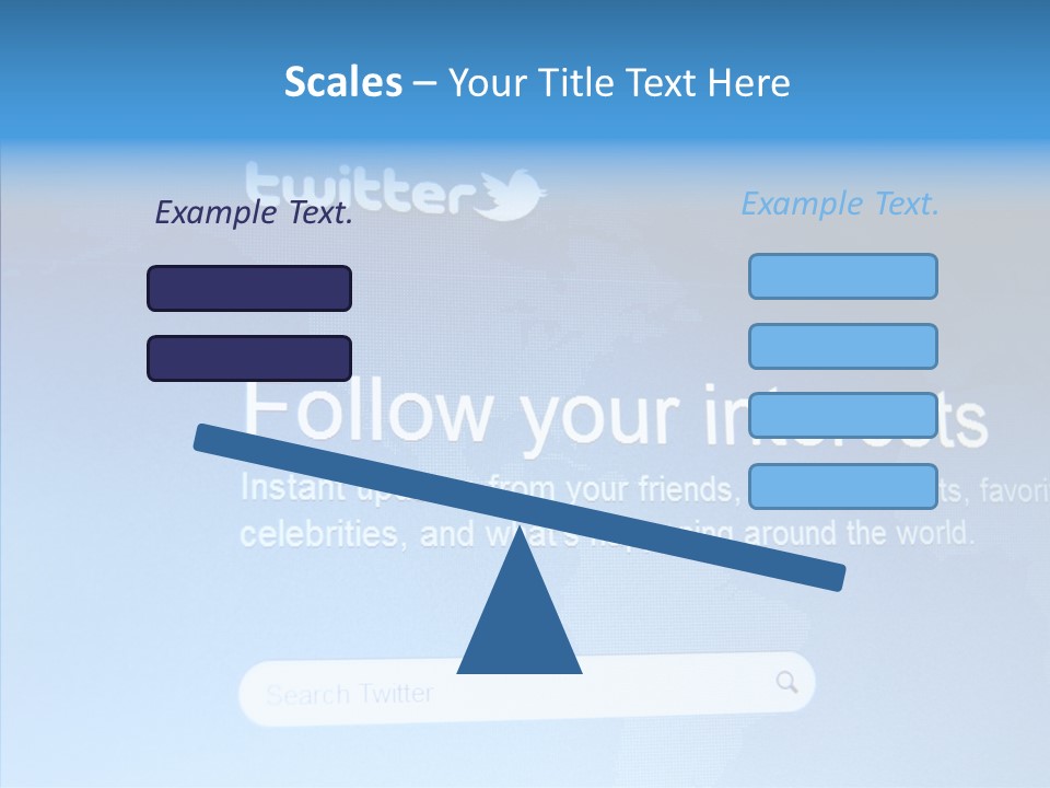 Internet Bird Follow PowerPoint Template