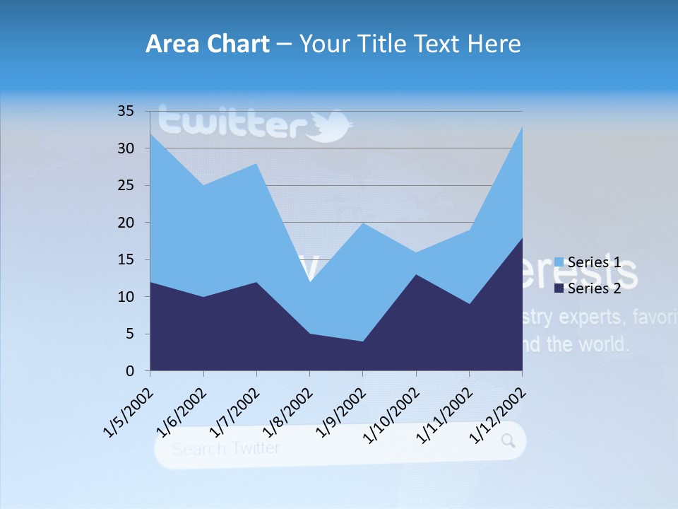 Internet Bird Follow PowerPoint Template