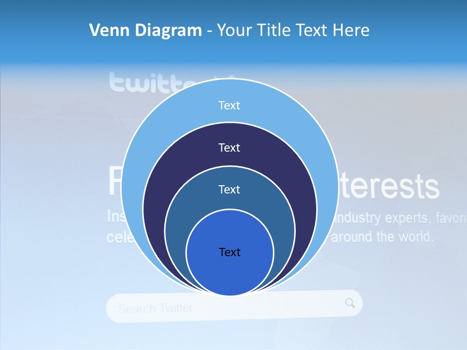 Internet Bird Follow PowerPoint Template