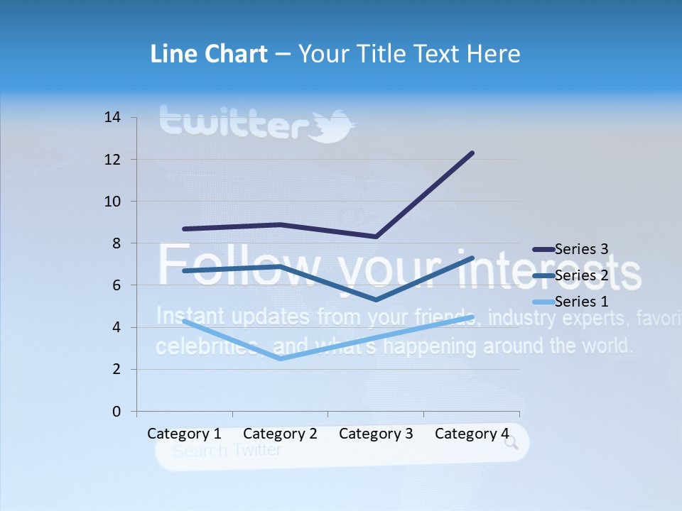Internet Bird Follow PowerPoint Template