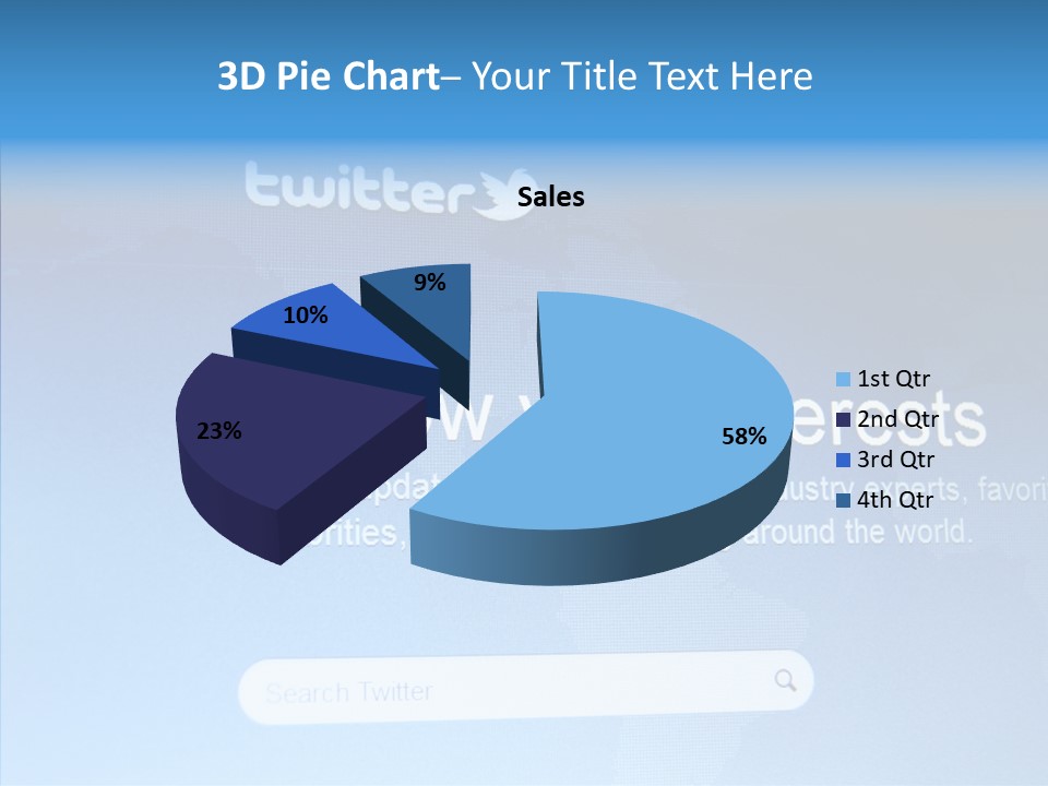 Internet Bird Follow PowerPoint Template