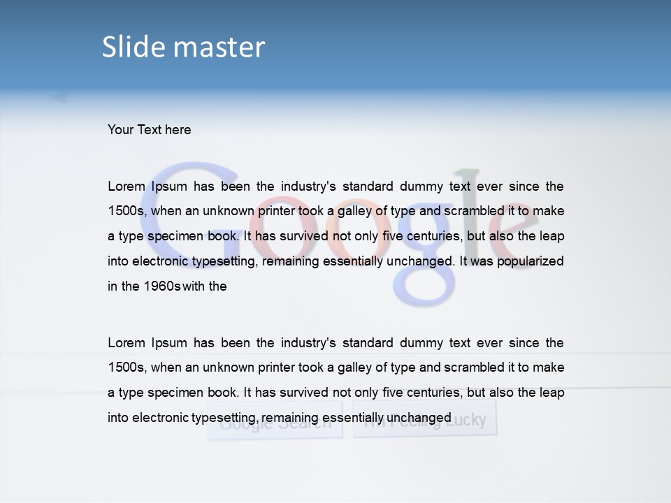 Web Engine Google PowerPoint Template