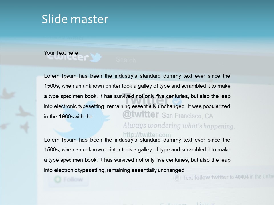 Trending Com Login PowerPoint Template