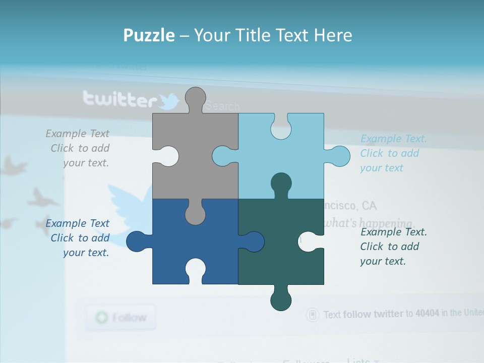 Trending Com Login PowerPoint Template