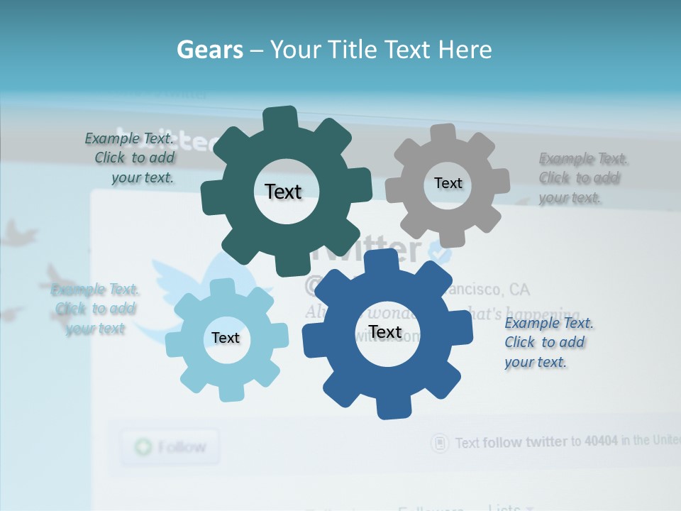 Trending Com Login PowerPoint Template