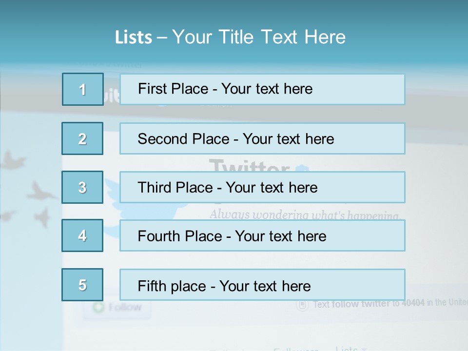 Trending Com Login PowerPoint Template