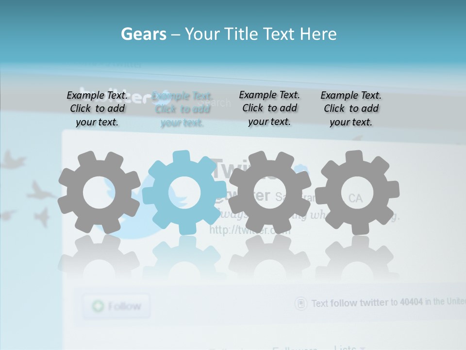Trending Com Login PowerPoint Template
