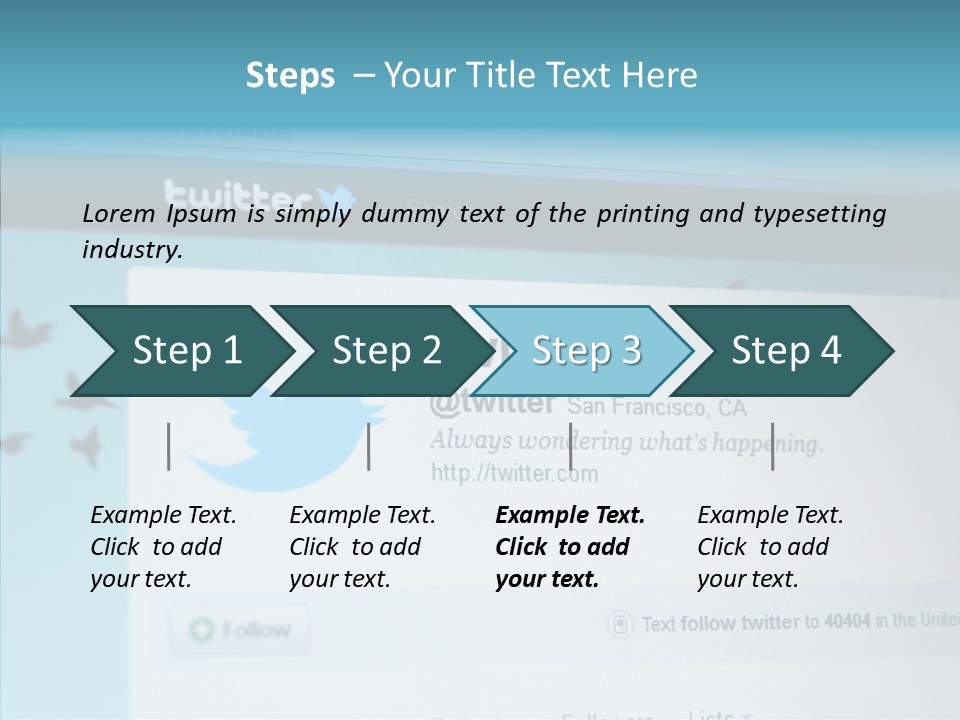 Trending Com Login PowerPoint Template