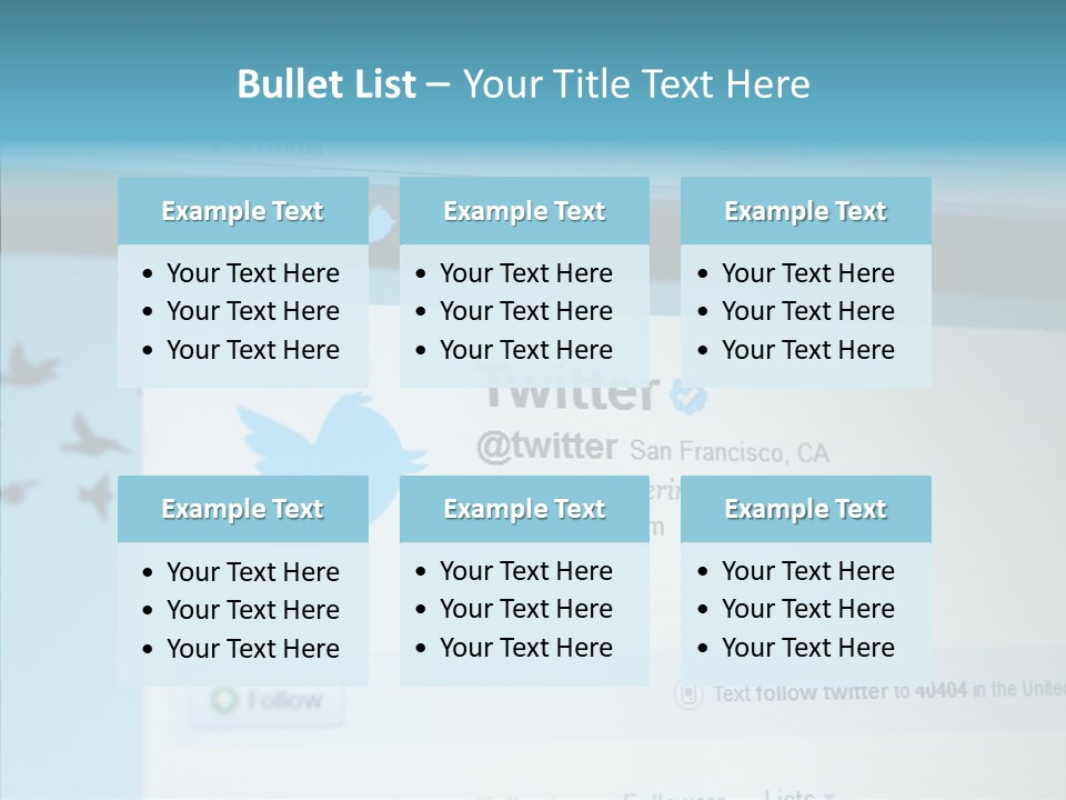 Trending Com Login PowerPoint Template